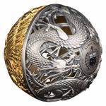 Silver Two Ounces 2023 Dragon and Phoenix Filigree: Photo Coin, Samoa, Silver Two Ounces 2023 Dragon and Phoenix Filigree / thumbnail