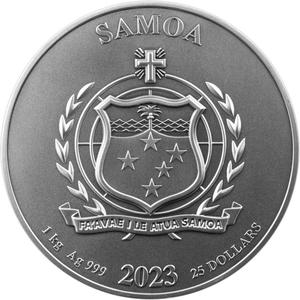 Samoa / Silver Kilo 2023 Quidditch - obverse photo