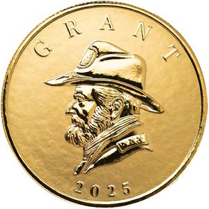 Samoa / Gold Ounce 2025 Commander - Ulysses Grant - reverse photo