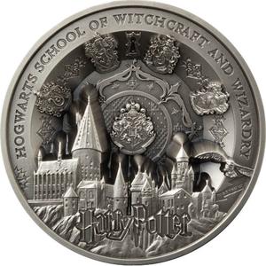 Samoa / Silver Kilo 2021 Hogwarts Castle - reverse photo