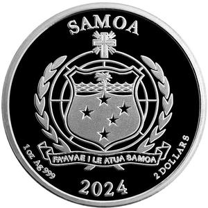 Samoa / Silver Ounce 2024 Street Fighter - obverse photo