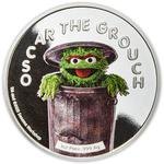 Samoa / Silver Ounce 2022 Sesame Street - Oscar the Grouch - reverse photo
