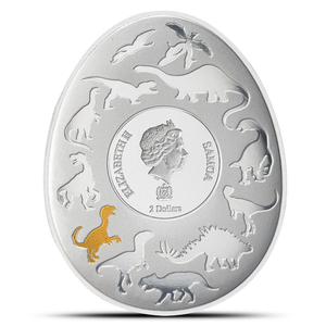 Samoa / Silver Ounce 2023 Neimongosaurus Yangi - obverse photo