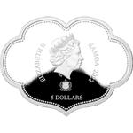 Silver Two Ounces 2022 Dragon Gets Water: Photo Coin, Samoa, Silver Two Ounces 2022 Dragon Gets Water / thumbnail