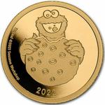 Samoa / Gold Half Gram 2022 Sesame Street - Cookie Monster - reverse photo