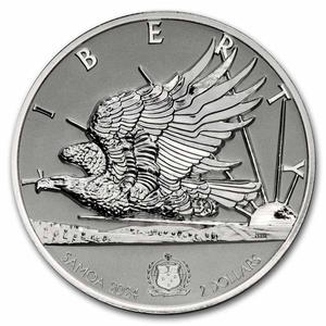 Samoa / Silver Ounce 2024 Light of Liberty - Susan Taylor - reverse photo