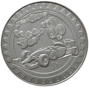 Samoa / One Dollar 2018 Motorsports - reverse photo