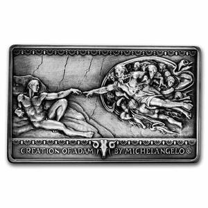 Samoa / Silver Kilo 2022 Creation of Adam By Michelangelo - obverse photo