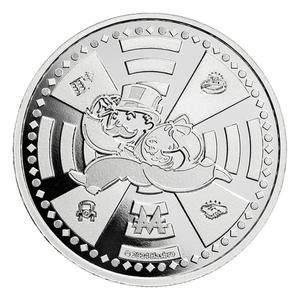 Samoa / Silver Ounce 2024 Mr Monopoly - reverse photo