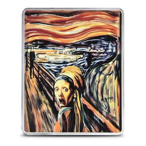 Samoa / Silver Ounce 2024 Girl with a Pearl Earring and Scream - reverse photo