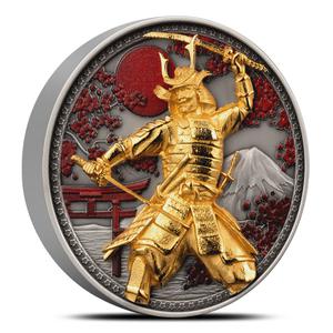 Samoa / Silver Five Ounces 2024 Samurai - reverse photo