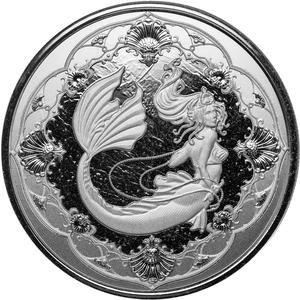 Samoa / Silver Ounce 2022 Mermaid Princess of the Seas - reverse photo