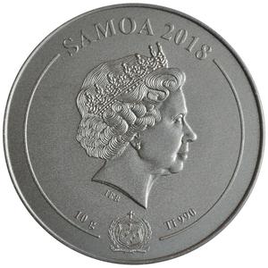 Samoa / One Dollar 2018 Motorsports - obverse photo