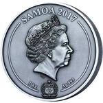Silver Kilo 2017 Greek Chtonic Gods: Photo Coin, Samoa, Silver Kilo 2017 Greek Chtonic Gods / thumbnail