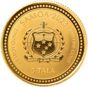Samoa / Gold Fifth-Ounce 2023 Jesus - The Teacher - obverse photo