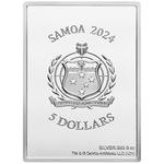 Silver Five Ounces 2024 King Kong of Skull Island: Photo Coin, Samoa, Silver Five Ounces 2024 King Kong of Skull Island / thumbnail