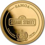 Samoa / Gold Half Gram 2022 Sesame Street - Cookie Monster - obverse photo