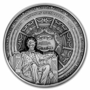 Samoa / Silver Kilo 2022 Lincoln Memorial - reverse photo
