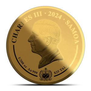 Samoa / Gold Two-Hundredth Ounce 2024 Harry Potter - obverse photo