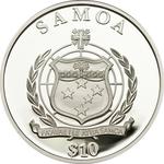 Ten Dollars Silver 2010 Preussen: Photo Coin, Samoa, Ten Dollars Silver 2010 Preussen / thumbnail