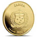 Gold Ounce 2024 Mr Monopoly: Photo Coin, Samoa, Gold Ounce 2024 Mr Monopoly / thumbnail