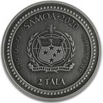Samoa / Silver Ounce 2020 Serpent of Milan / Antique Finish - obverse photo