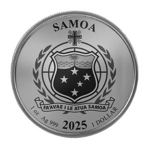 Samoa / Silver Ounce 2025 Easter Rabbit - obverse photo