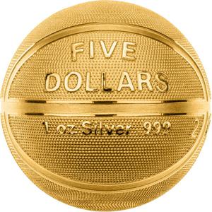 Samoa / Silver Ounce 2020 Basketball - obverse photo