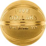 Silver Ounce 2020 Basketball: Photo Coin, Samoa, Silver Ounce 2020 Basketball / thumbnail