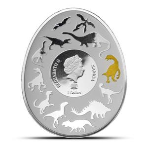 Samoa / Silver Ounce 2023 Therizinosaurus - obverse photo