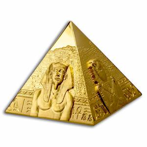 Samoa / Gold Five Ounces 2023 Pyramid of Giza - reverse photo