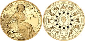Samoa / Twenty Cents 2021 Demeter - obverse photo