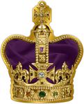 Silver Kilo 2023 King Charles III Coronation: Photo St Edward's Crown 1 Kg Kilo Silver Coin 25$ Samoa 2023 / thumbnail