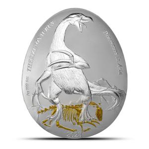 Samoa / Silver Ounce 2023 Therizinosaurus - reverse photo