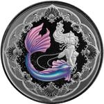 Samoa / Silver Ounce 2022 Mermaid Princess of the Seas / Coloured Proof - reverse photo