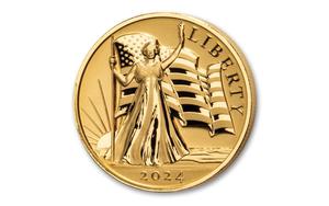 Samoa / Gold Ounce 2024 Light of Liberty - Susan Taylor - reverse photo