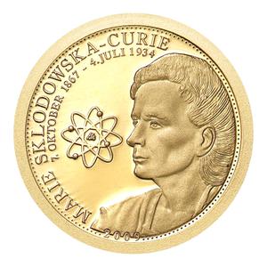 Samoa / Gold Twenty-fifth Ounce 2009 Marie Curie - reverse photo