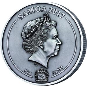 Samoa / Silver Kilo 2017 Greek Chthonic Gods - obverse photo