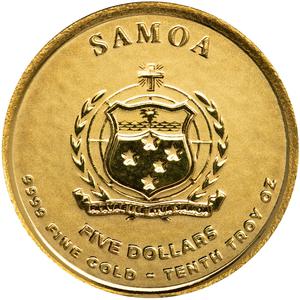 Samoa / Gold Tenth-Ounce 2025 Commander - Ulysses Grant - obverse photo