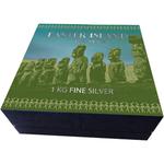 Silver Kilo 2022 Easter Island: Photo Coin, Samoa, Silver Kilo 2022 Easter Island / thumbnail