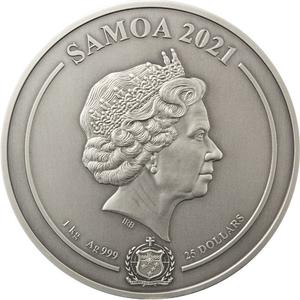 Samoa / Silver Kilo 2021 Hogwarts Castle - obverse photo