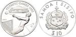Silver Ounce 1992 Olympic Games - Hammer Thrower: Photo Coin, Samoa, Silver Ounce 1992 Olympic Games - Hammer Thrower / thumbnail