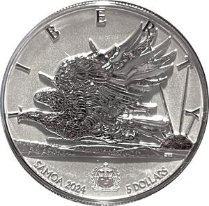 Samoa / Silver Two Ounces 2024 Light of Liberty - Susan Taylor - obverse photo