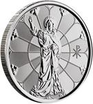 Silver Half Ounce 2022 Jesus - Light of Christ: Photo 2022 Samoa Christ the Light 1/2 oz Silver Coin / thumbnail
