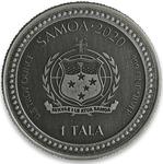 Samoa / Silver Half Ounce 2020 Serpent of Milan / Antique Finish - obverse photo