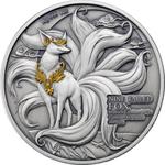 Samoa / Silver Ounce 2024 Asian Mythical Creatures - Nine Tailed Fox - reverse photo