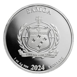 Samoa / Silver Ounce 2024 Mr Monopoly - obverse photo