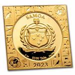 Gold Five Ounces 2023 Pyramid of Giza: Photo Coin, Samoa, Gold Five Ounces 2023 Pyramid of Giza / thumbnail