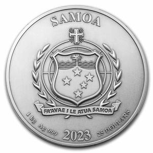 Samoa / Silver Kilo 2023 Harry Potter - Quidditch - obverse photo