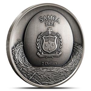 Samoa / Silver Ounce 2023 Strix Aluco - obverse photo